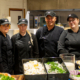Julia, Rebecka, Peter och Celine i ICA Kvantums kök hjälper dig gärna med midsommarmaten.